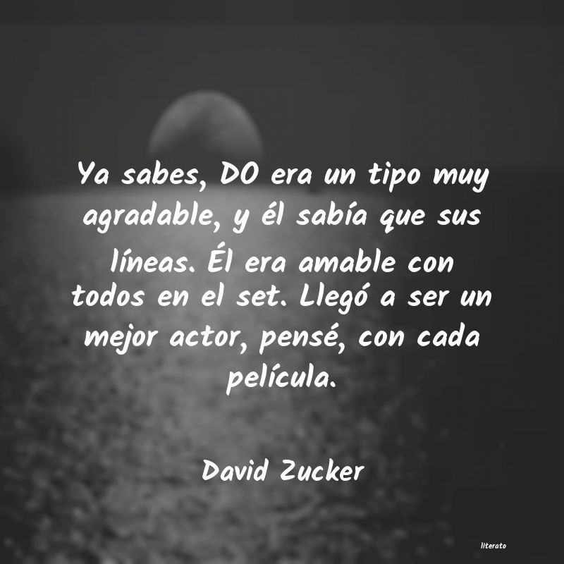 Frases de David Zucker