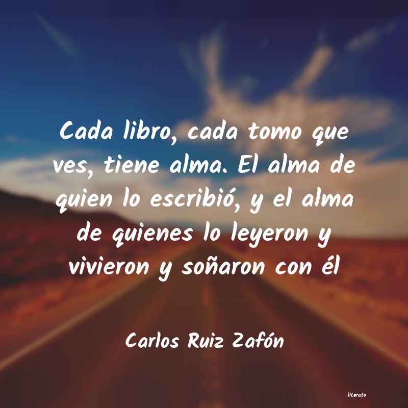 Frases de Carlos Ruiz Zafón