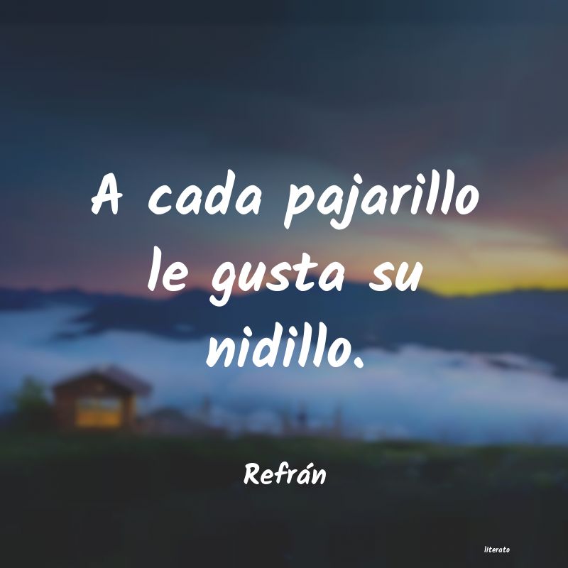 Frases de Refrán