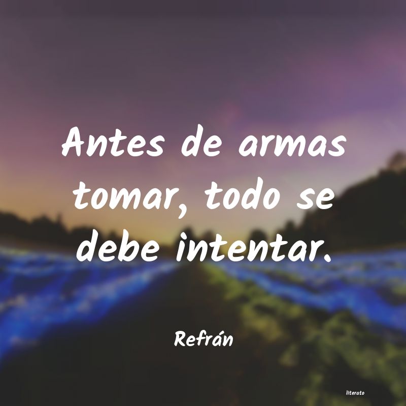 Frases de Refrán