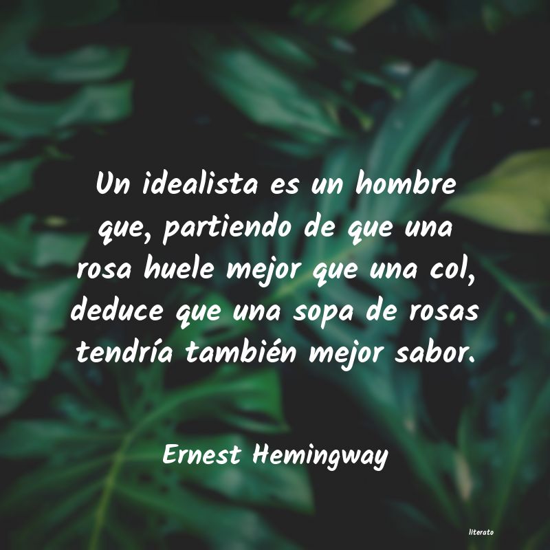 Frases de Ernest Hemingway