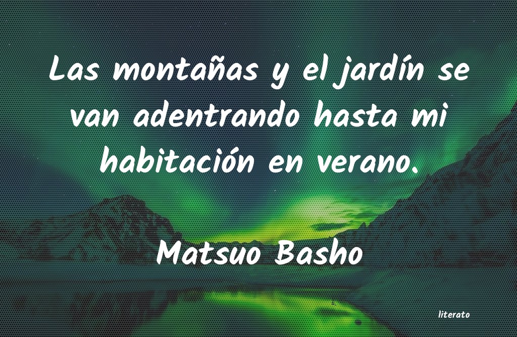 Frases de Matsuo Basho