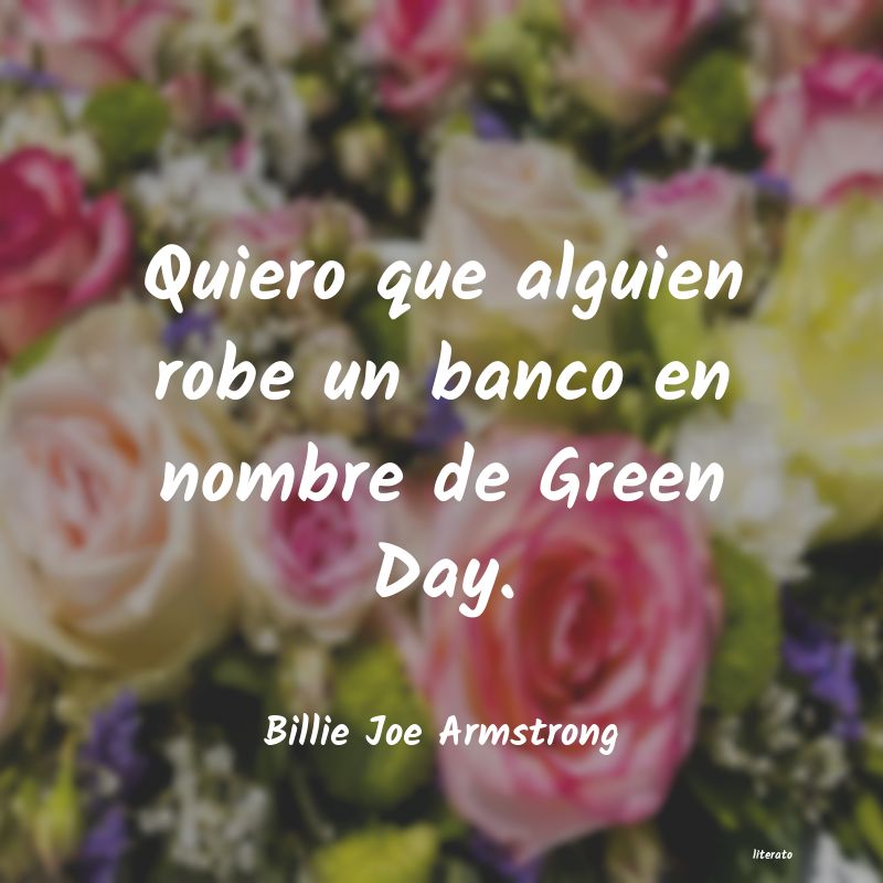 frases de Billie Joe Armstrong