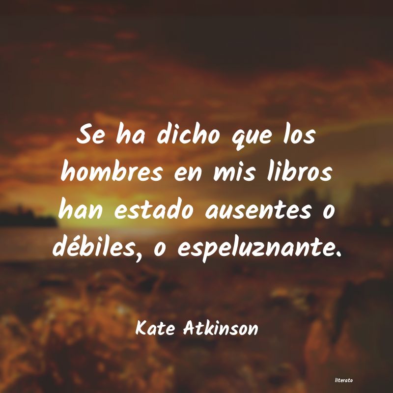 frases de Kate Atkinson