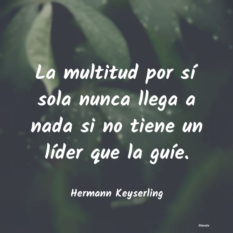 Frases de Hermann Keyserling