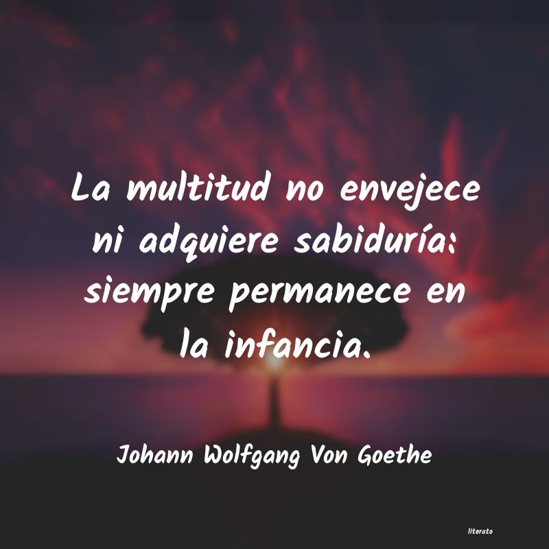 frases de Johann Wolfgang Von Goethe
