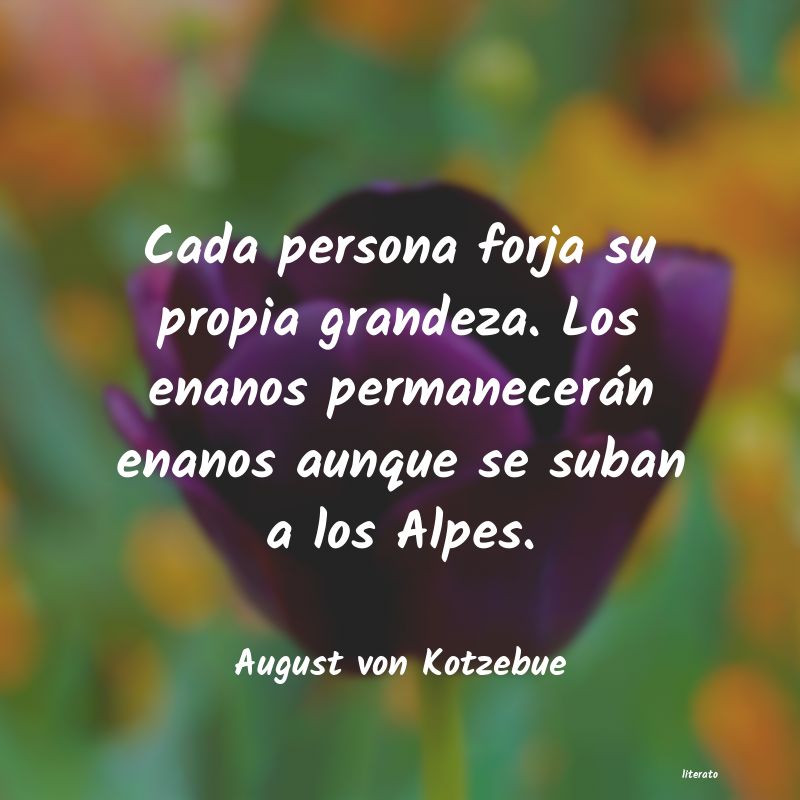 Frases de August von Kotzebue