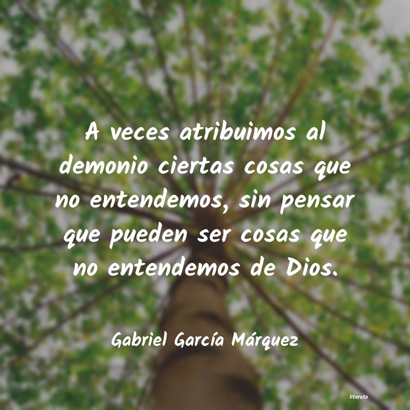 frases de Gabriel GarcÃa Márquez
