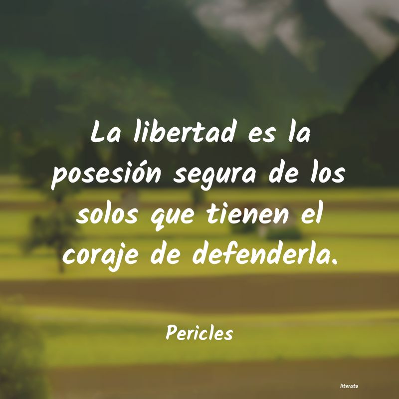 Frases de Pericles