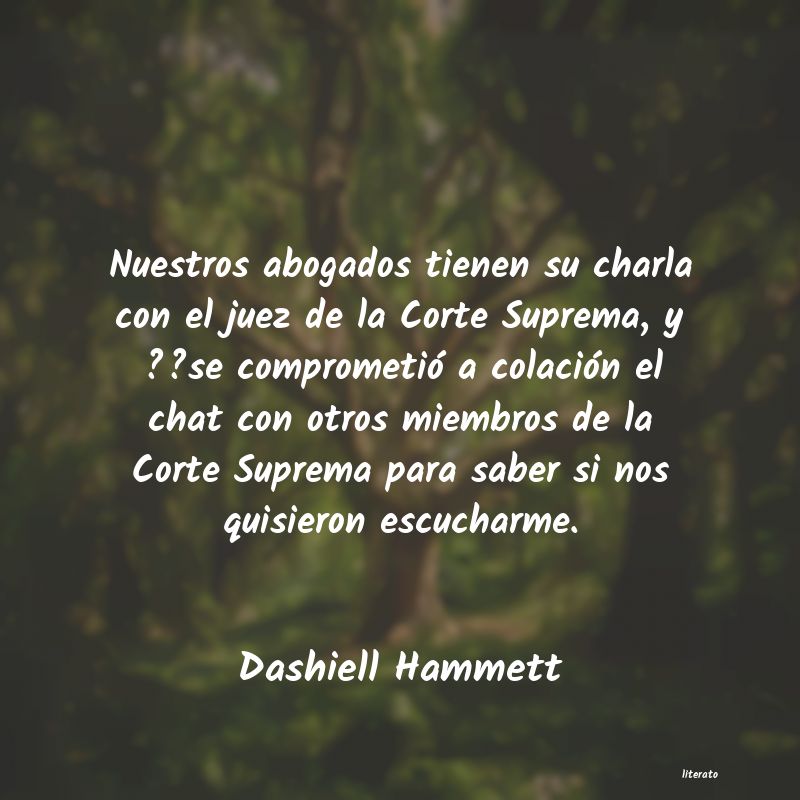 Frases de Dashiell Hammett