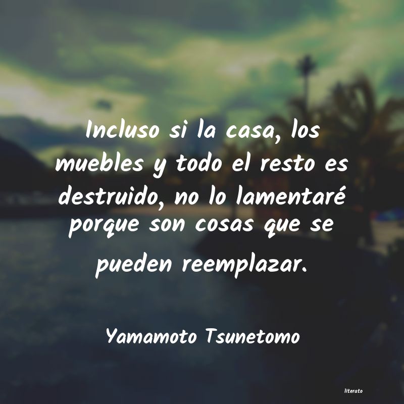 Frases de Yamamoto Tsunetomo