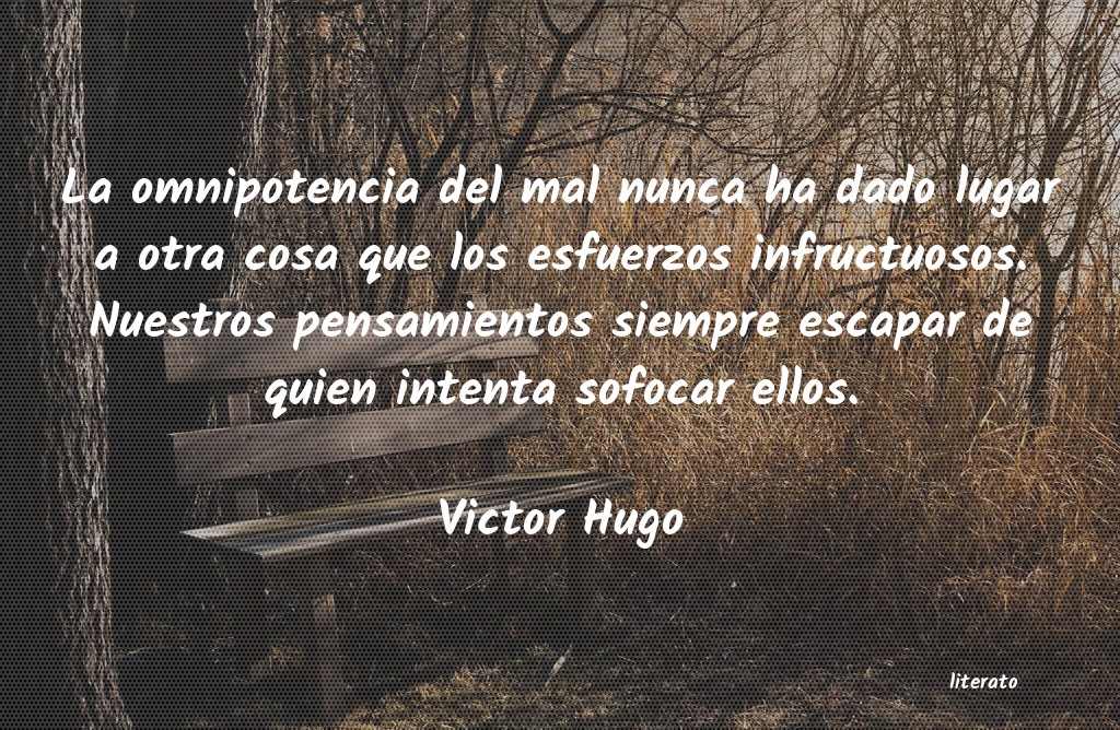 frases de Victor Hugo
