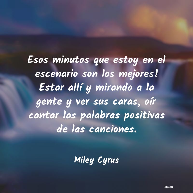 frases de Miley Cyrus