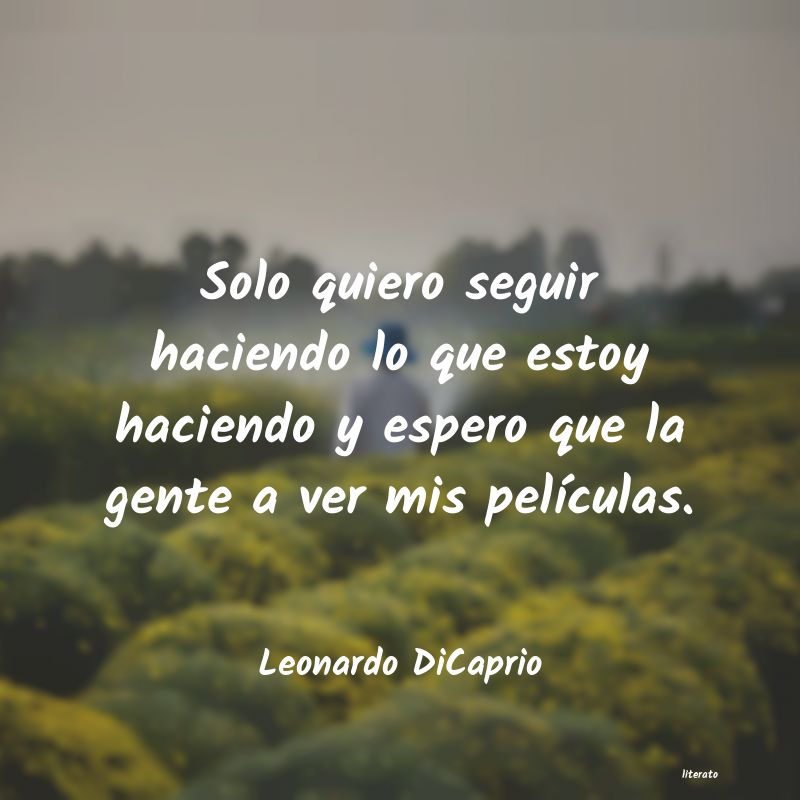 frases de Leonardo DiCaprio