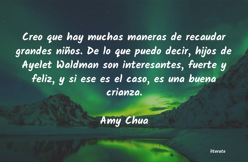 frases de Amy Chua