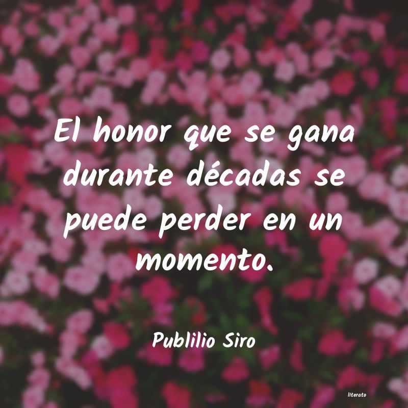 frases de Publilio Siro
