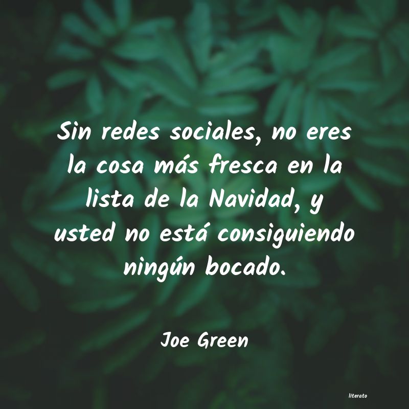 Frases de Joe Green