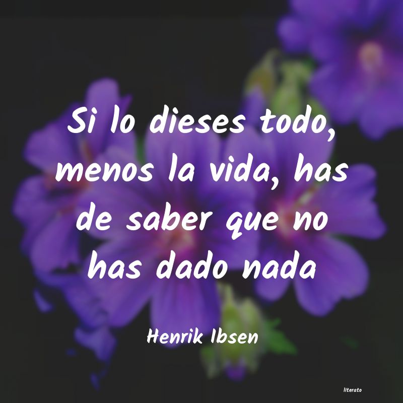 Frases de Henrik Ibsen