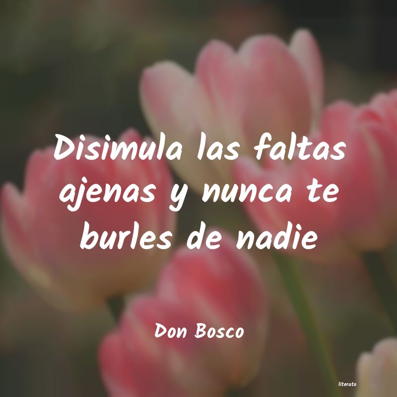 Frases de Don Bosco