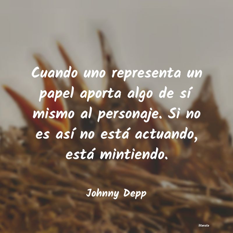 frases de Johnny Depp