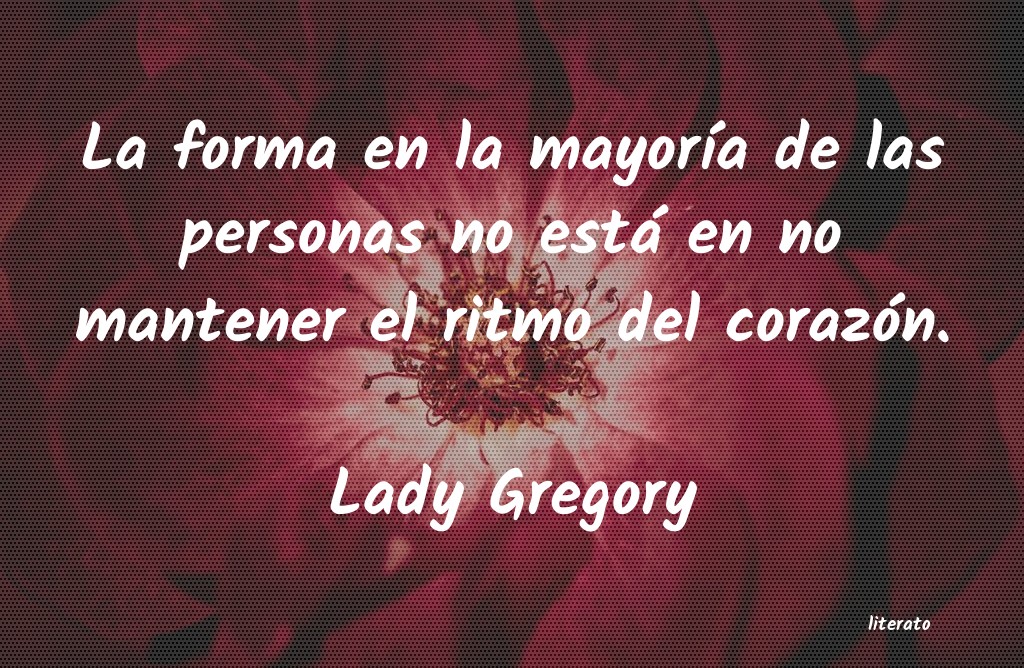 frases de Lady Gregory