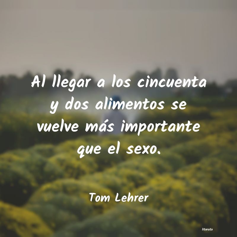 Frases de Tom Lehrer