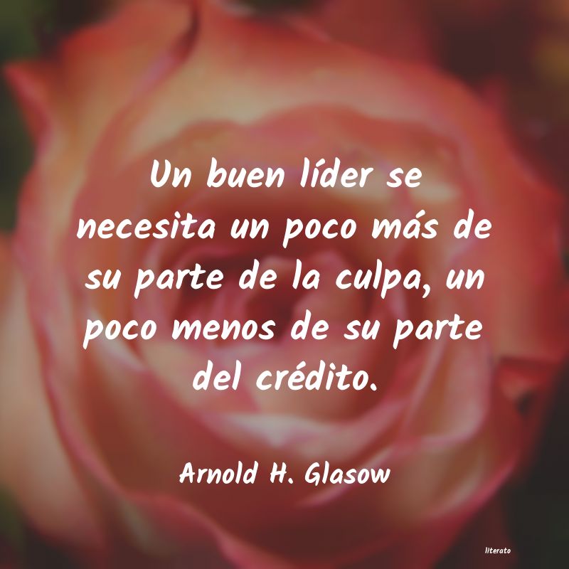 Frases de Arnold H. Glasow