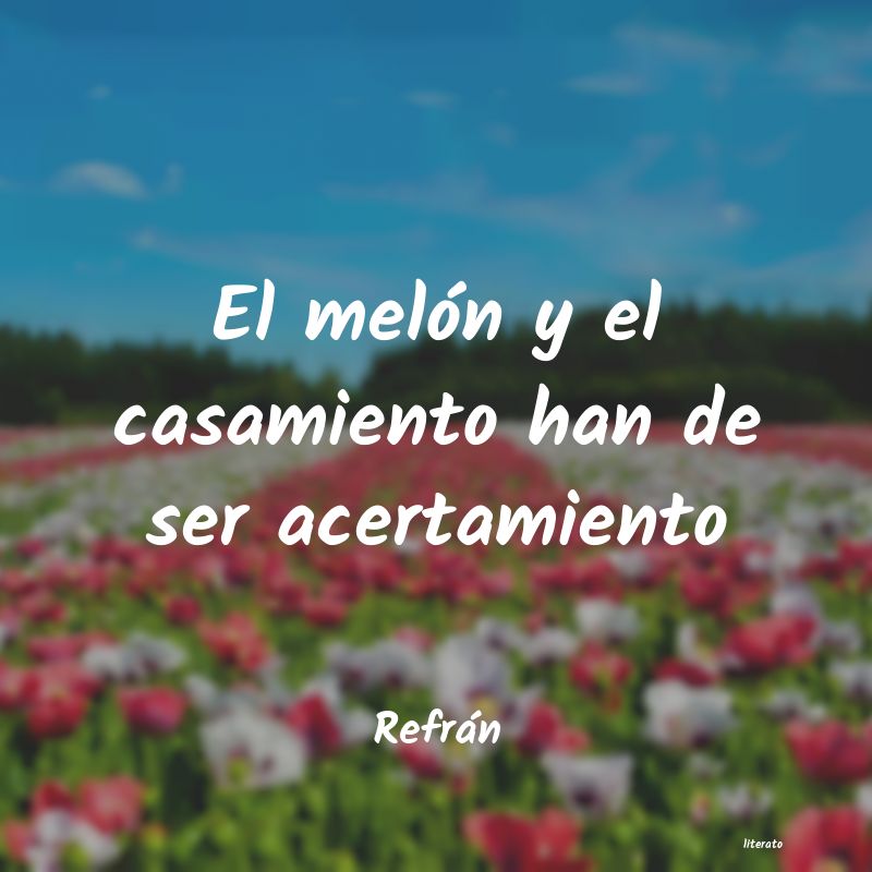 frases de Refrán