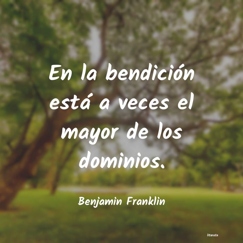 Frases de Benjamin Franklin