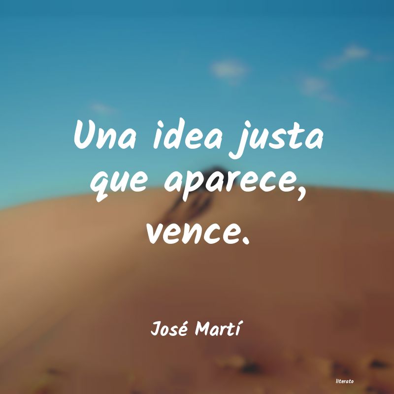 Frases de José Martí