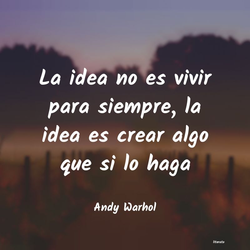 Frases de Andy Warhol