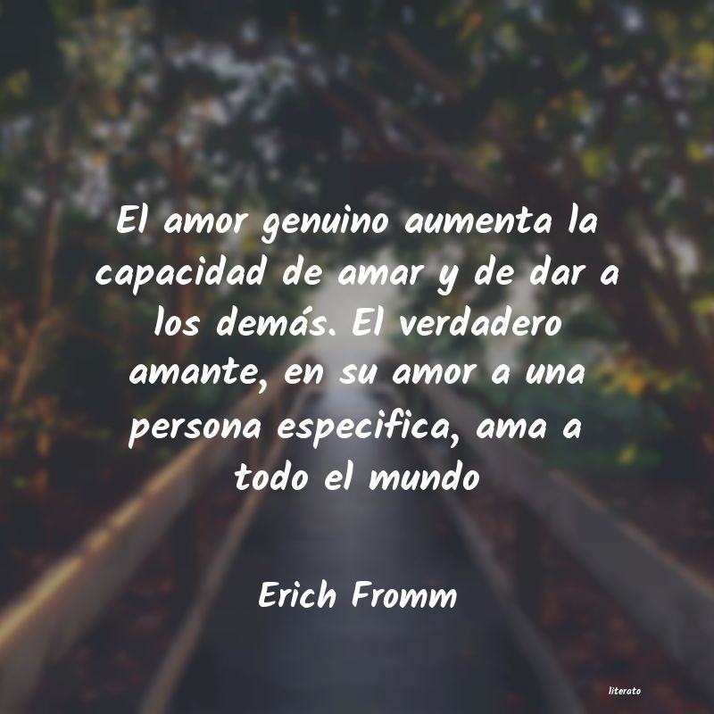 Frases de erich fromm el arte de amar - Literato