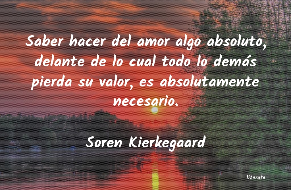 frases de Soren Kierkegaard