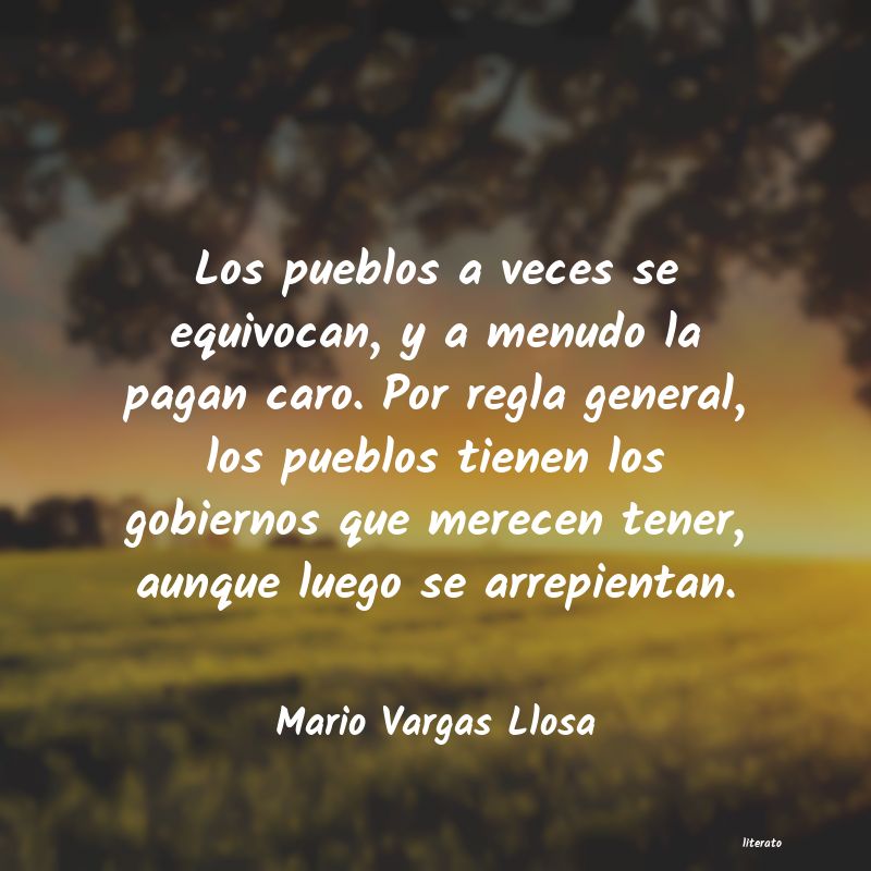 Frases de Mario Vargas Llosa