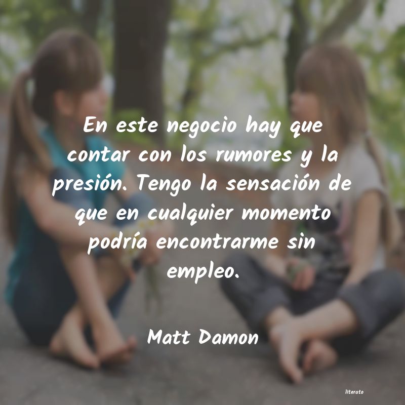 Frases de Matt Damon