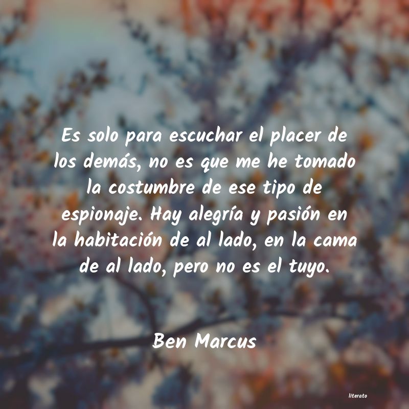 frases de Ben Marcus