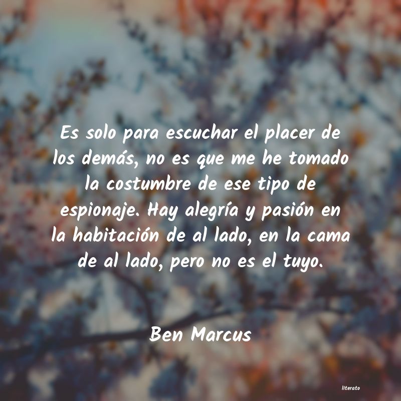 Frases de Ben Marcus