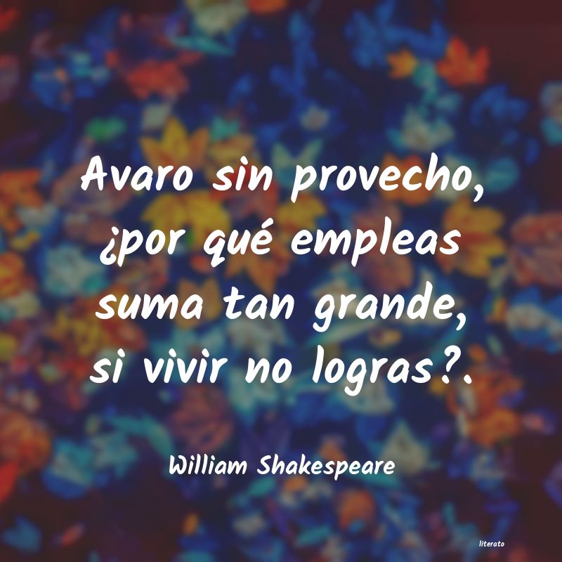 frases de William Shakespeare