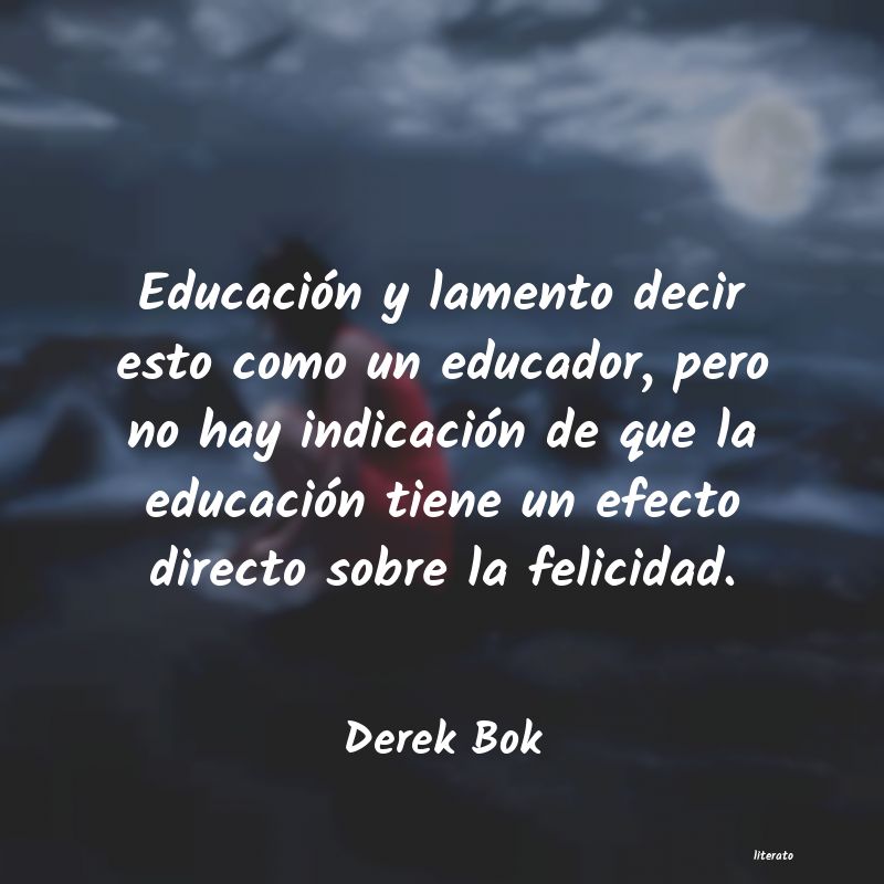 frases de Derek Bok