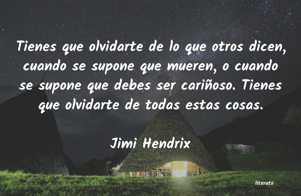 frases de Jimi Hendrix
