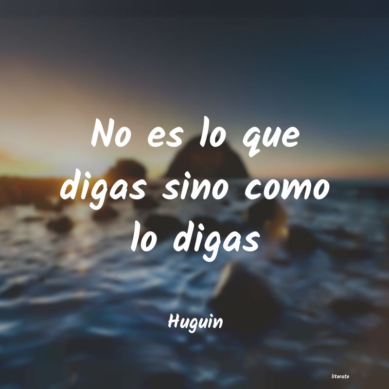 frases de Huguin