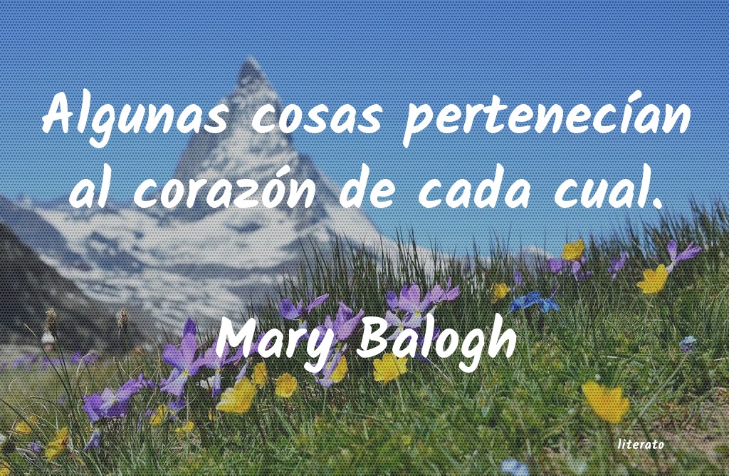 frases de Mary Balogh