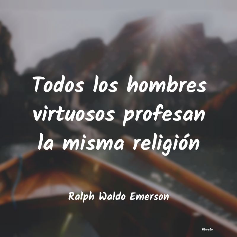 Frases de Ralph Waldo Emerson