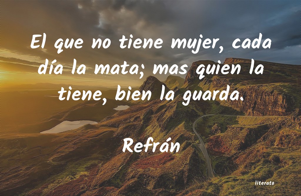 Frases de Refrán