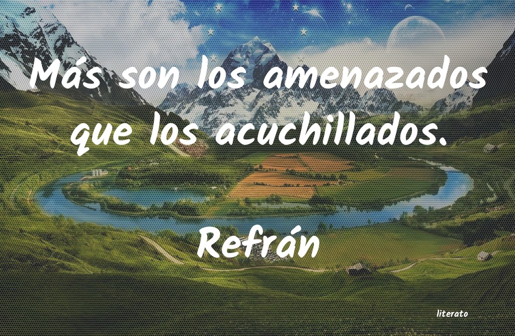 Frases de Refrán