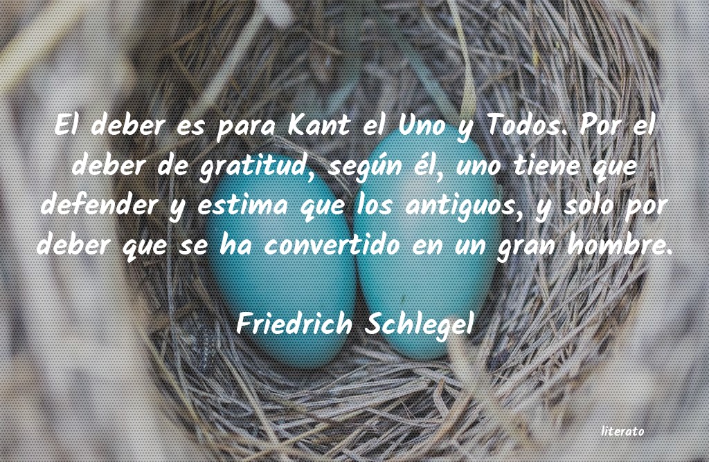 Frases de Friedrich Schlegel