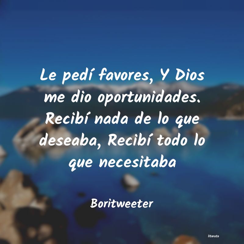 Frases de Boritweeter