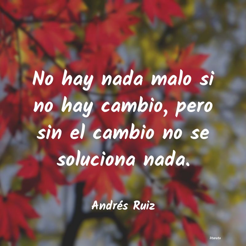 frases de Andrés Ruiz