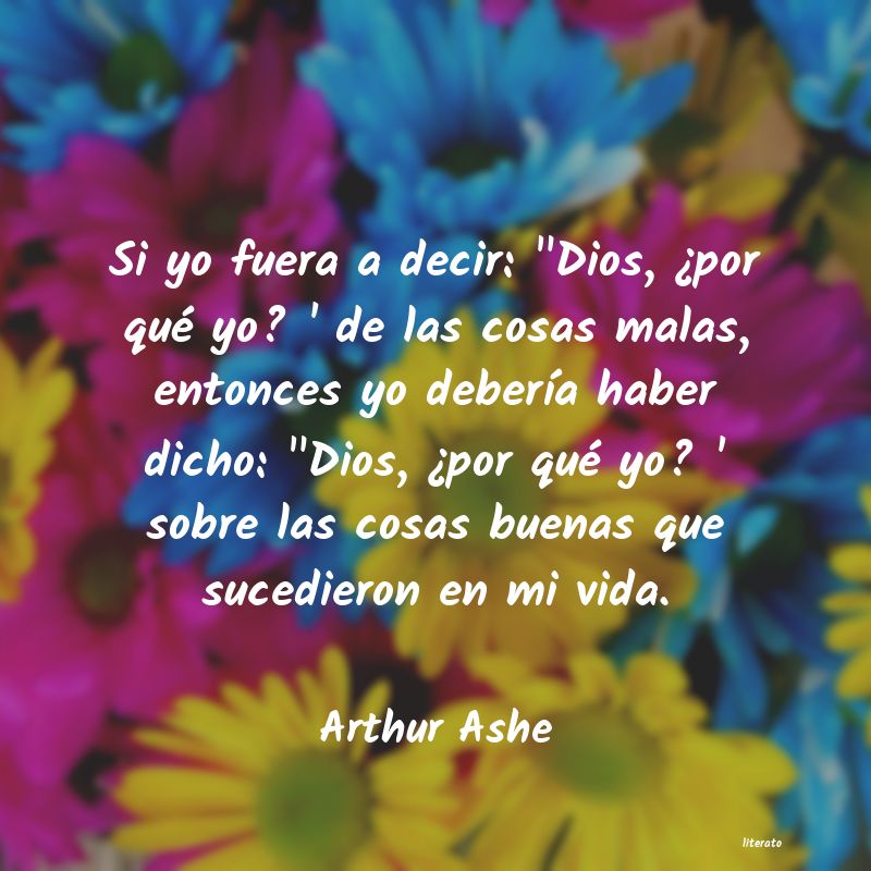 frases de Arthur Ashe