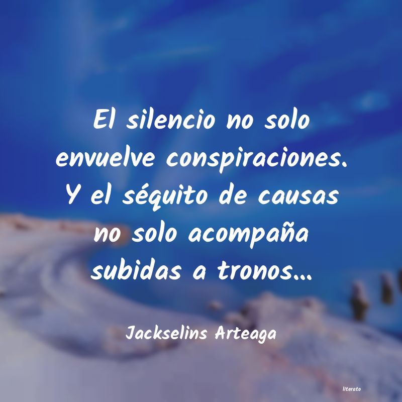 frases de Jackselins Arteaga